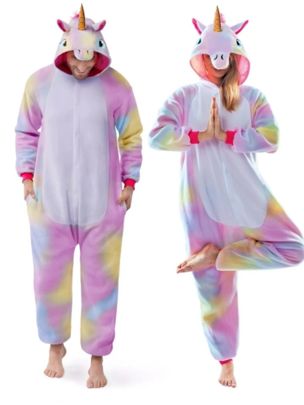 Spooktacular Creations Unisex Unicorn Plush Pajama Onesie Halloween Costume